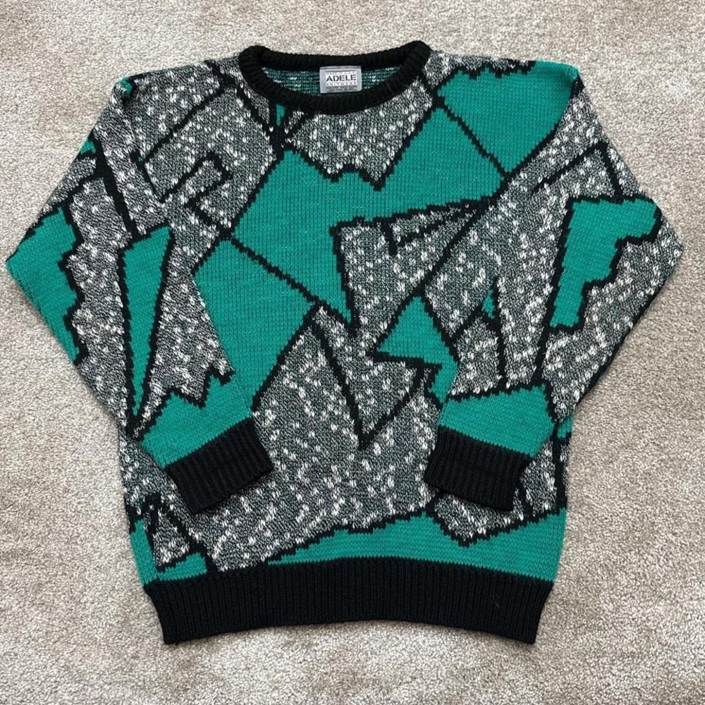 1980s Vintage Adele Sweater Women's Size S Made in USA